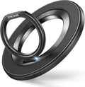 SYNCWIRE Magnetic Phone Ring Holder for MagSafe, 360° Rotation Cell Phone Grip Stand Finger Ring Kickstand Two-Sided Magnet Compatible with iPhone 17 Pro Max 16 15 14 13 12 MagSafe Accessories