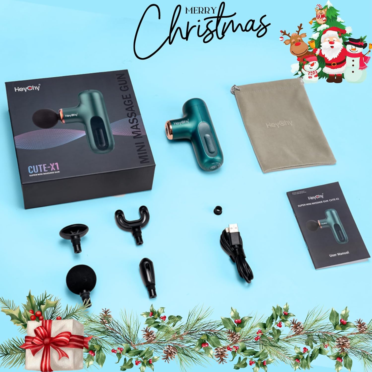 Super Mini Massage Gun, Percussion Deep Tissues Muscle Massager, Compact Sports Travel Massage Gun, Portable Handheld Massager for Home, Gym, Office, Outdoors