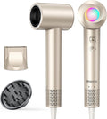 Ionic Hair Dryer with Diffuser, 160,000 RPM High-Speed Blow Dryer, Lightweight Professional Fast Drying