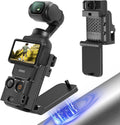 AMAZEAR Magnetic Mount Stand Compatible with DJI Osmo Pocket 3, Upgraded Pocket3 Accessories Adapter Clamp Magnet Suction Case Holder on Desktop, Vertical Surface, 180° Adjustable Handle, Black