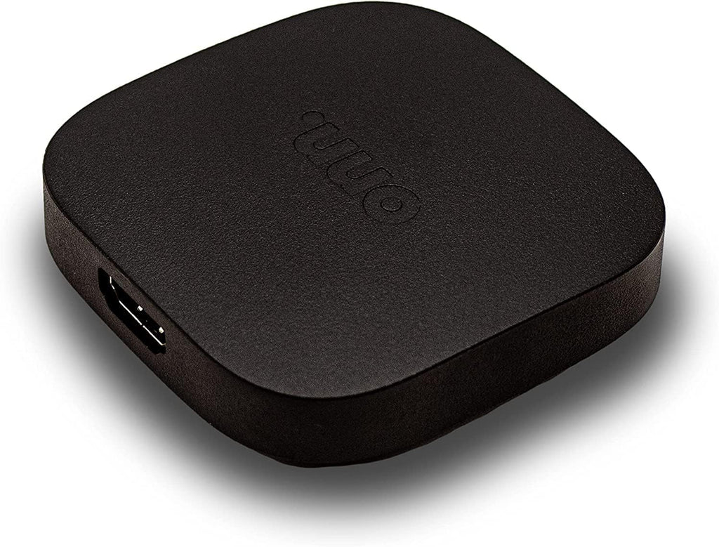 ONN Android TV 4K UHD Streaming Device with Voice Remote Control Google Assistant & High Speed HDMI Cable (100026240) Black