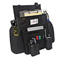 ECWKVN Car Front Seat Organizer - Car File Organizer, Passenger Seat Storage Bag Law Enforcement - Vehicle Storage with Dedicated Laptop Tablet Holder Cup Holder, Black