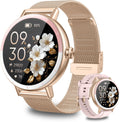 KEEPONFIT Smart Watch for Women, Android & iPhone Compatible, IP68 Waterproof Fitness Tracker with Bluetooth Calling, Activity & Wellness Tracking, 100+ Sport Modes