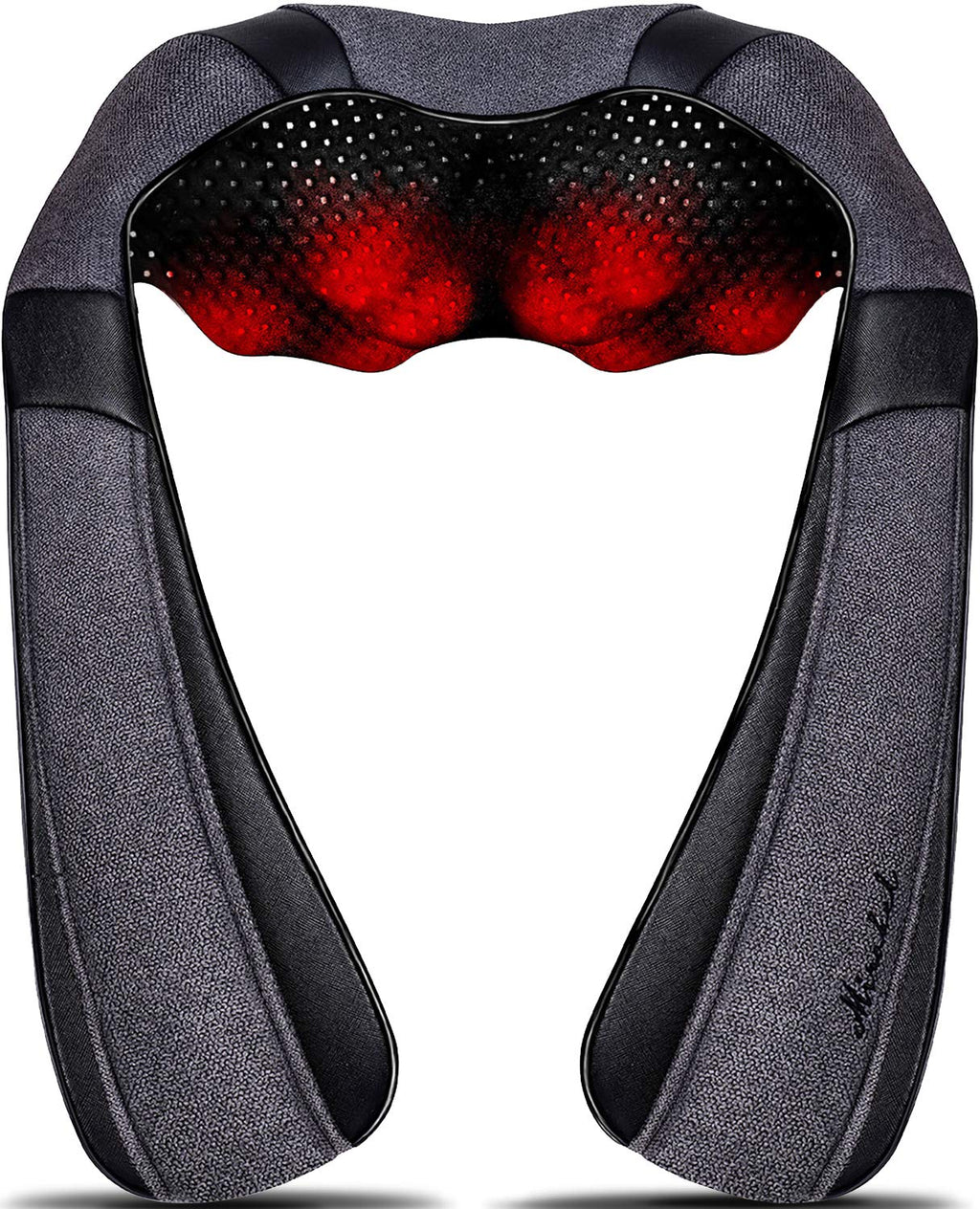 Mirakel Neck & Back Massager with Heat – Shiatsu Electric Kneading Massager, Ergonomic Design, Full-Body Comfort and Relaxation, Perfect Christmas Gift for Women, Men, Mom, Dad