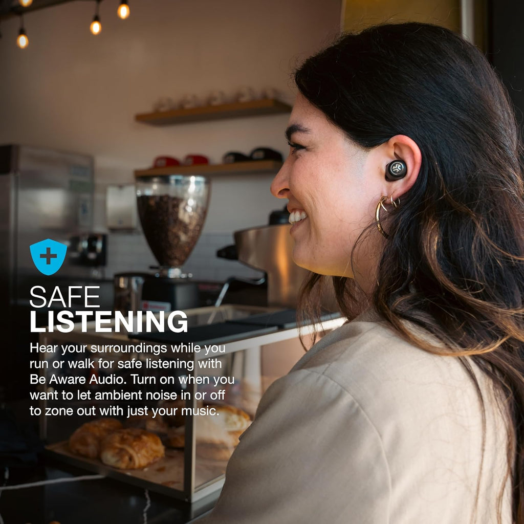 JLab JBuds ANC 3 True Wireless Earbuds with Charging Case, 42 Hours of Total Playtime, 9 Hours Per Charge, Smart Active Noise Canceling, Custom Sound Via App, Multipoint Connect, Google Fast Pair