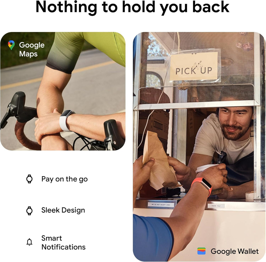 Fitbit Charge 6 Fitness Tracker with Google apps, Heart Rate on Exercise Equipment, 6-Months Premium Membership Included, GPS, Health Tools and More, Obsidian/Black, One Size (S & L Bands Included)