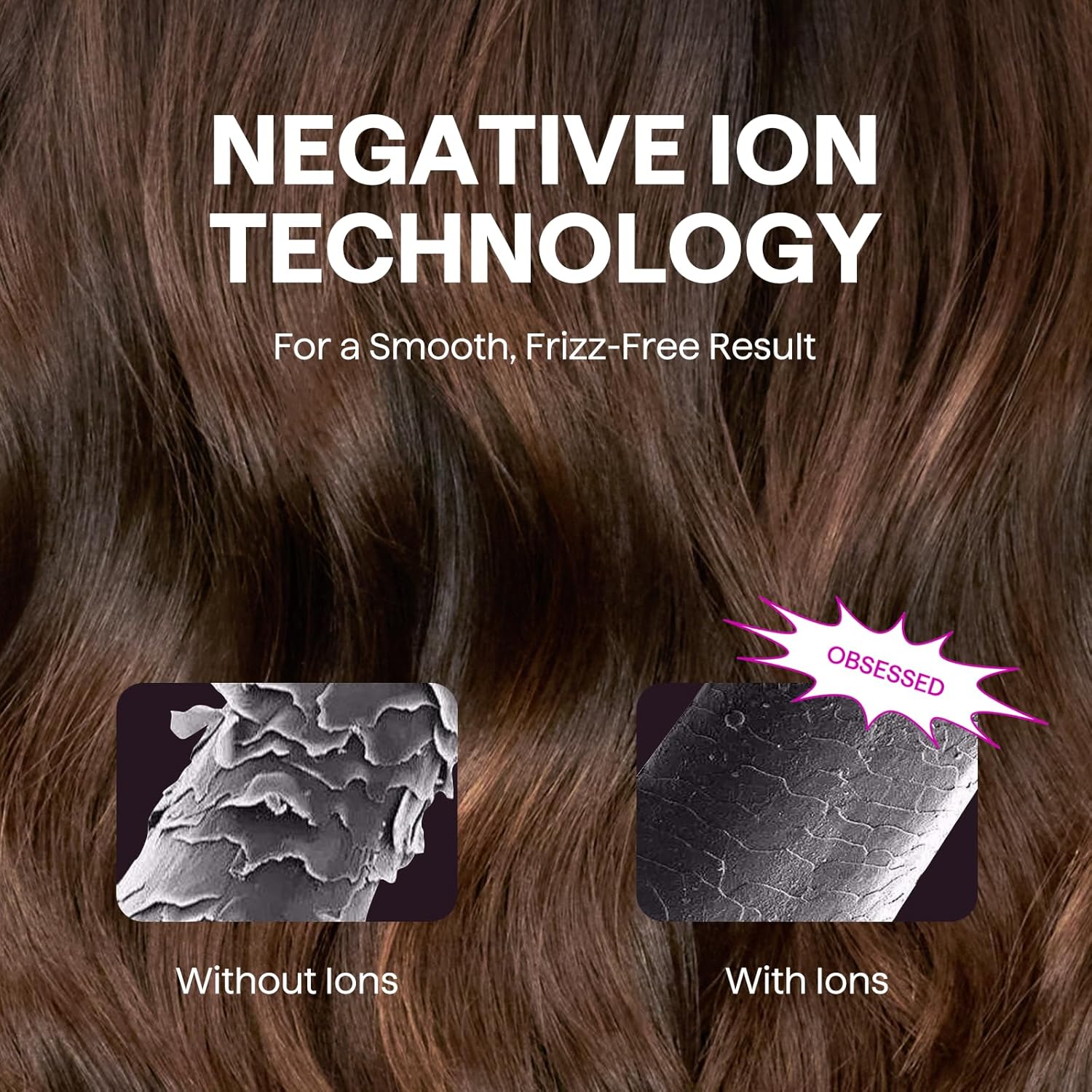 Hair Dryer, Wavytalk Turblow Pro Fast Drying Blow Dryer with Diffuser, High Speed Hair Dryer with 110,000 RPM, Pro Negative Ions for Reduces Damage, Frizz Smoothing, 3 Speeds & 3 Temps, Pink